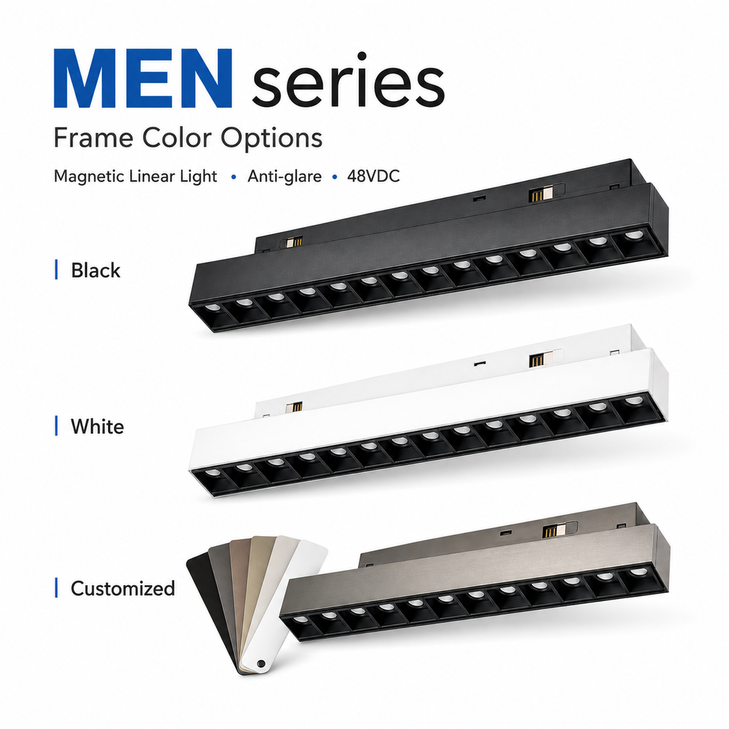 MEN Series Dimmable TRIAC 0-10V DALI and 1800-6000K tunable with 2.4G TU YA DALI DT8 smart control COB Philips 120lm/W CRI>90 and power brand