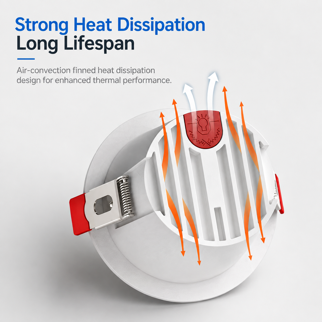 EDL Series - air-convection finned heat dissipation design for long lifespan