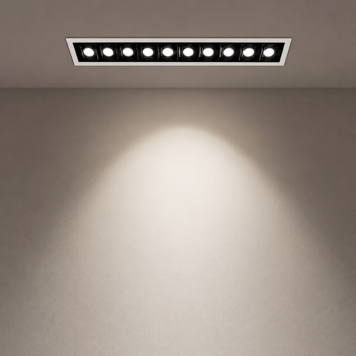 LDL Series - ceiling installation warm white beam wall wash effect in hospitality space